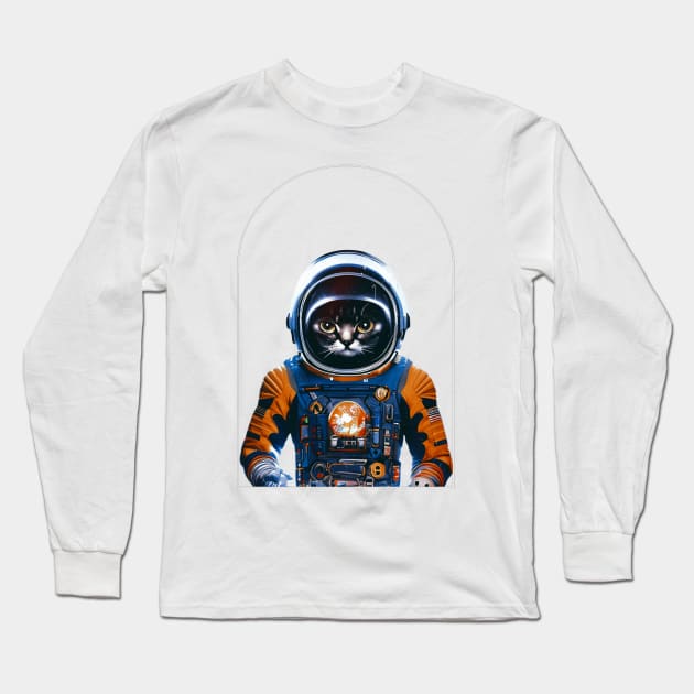 Astrocat Long Sleeve T-Shirt by WPAP46